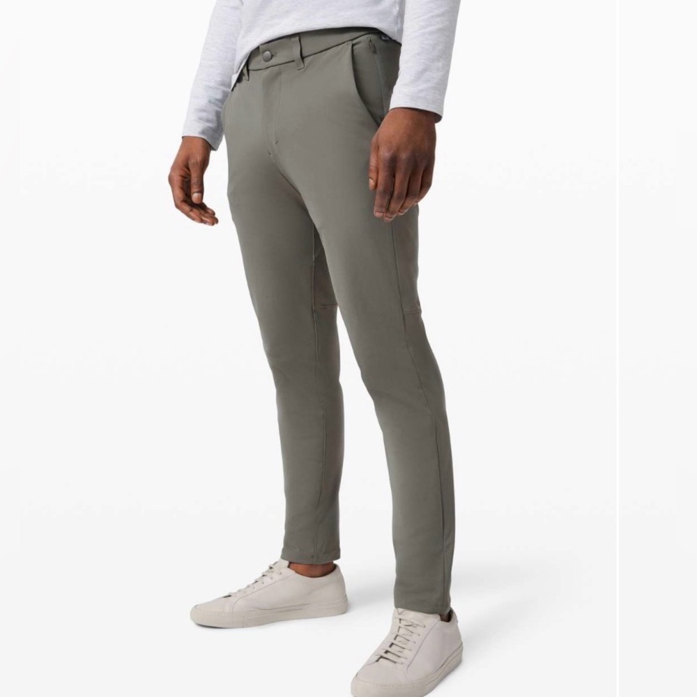 Lululemon Commission Pant‎ Slim *Warpstreme 32" Gray Sage Size 33
